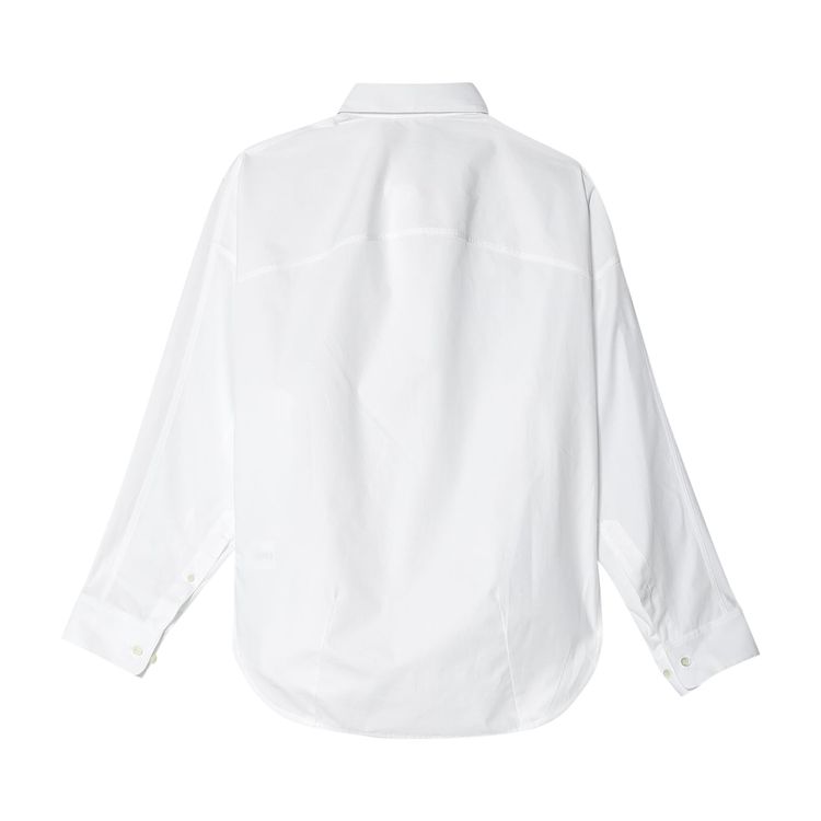 Dries Van Noten Casio Collared Shirt White