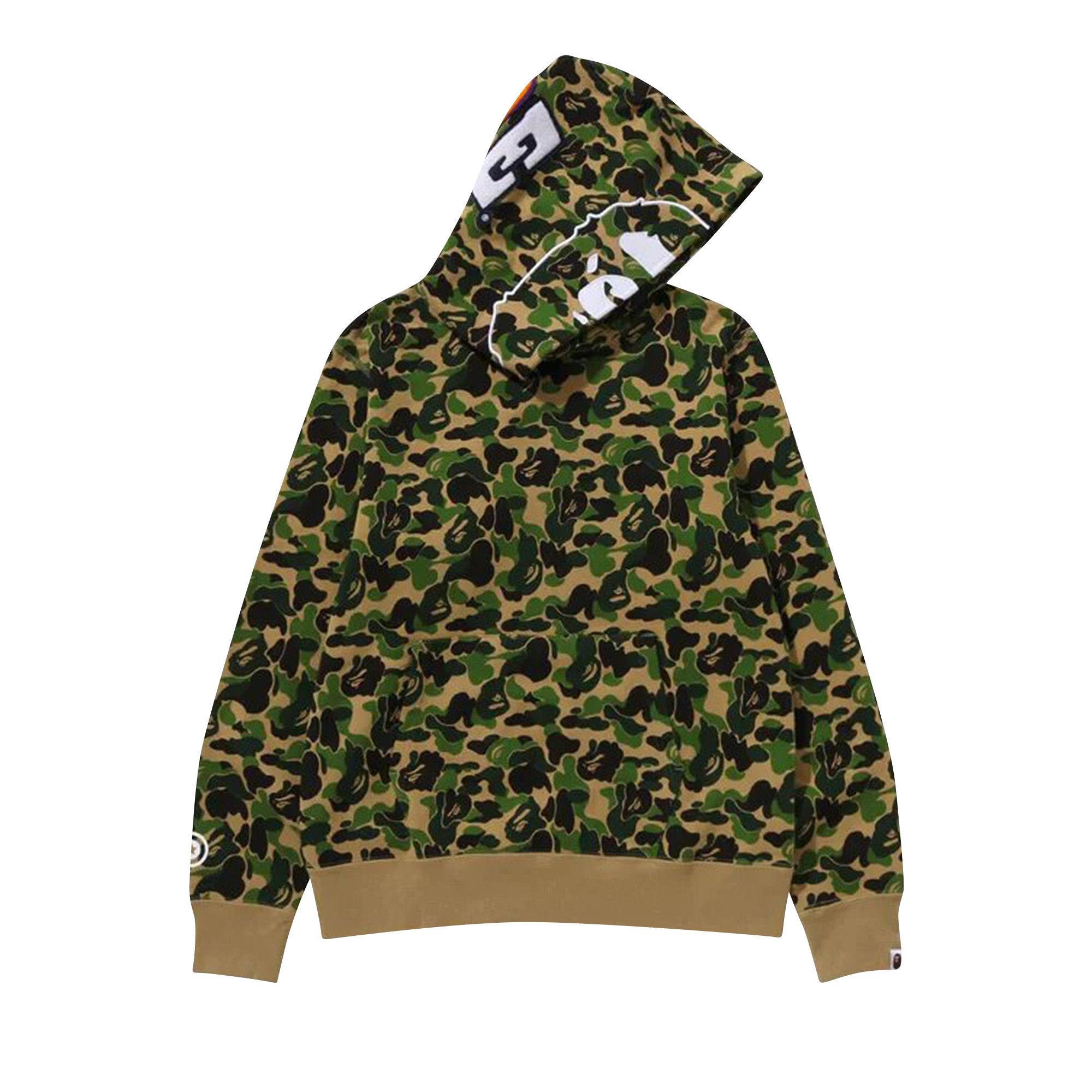 Size xxl BAPE ABC Camo 2nd Ape Pullover Hoodie 'Green'