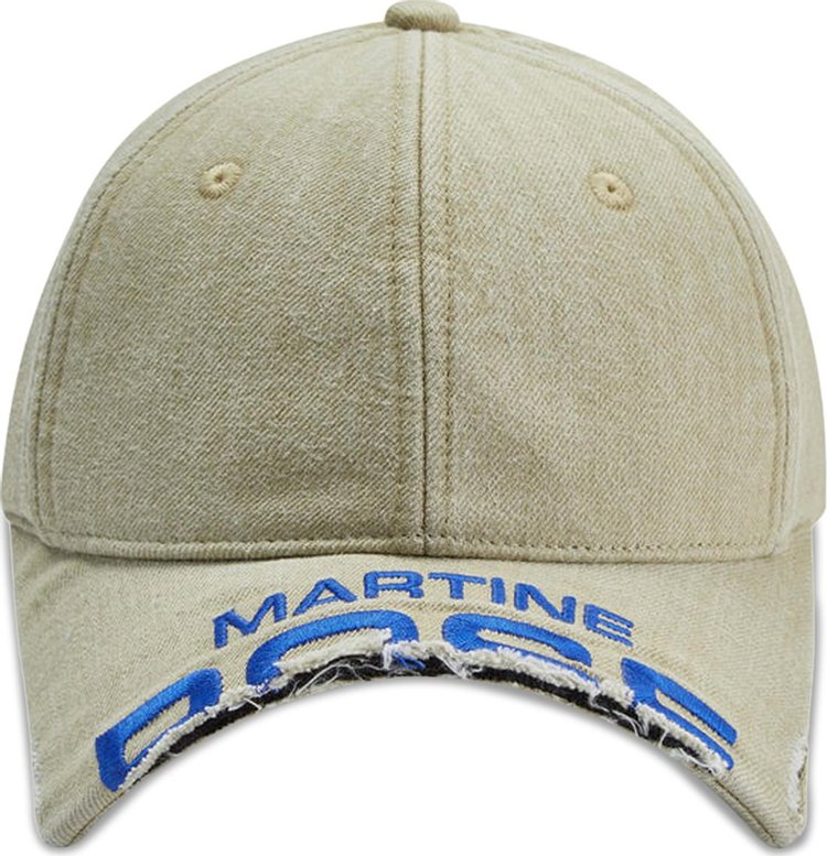 Martine Rose Cut Peak Hat 'Cream'