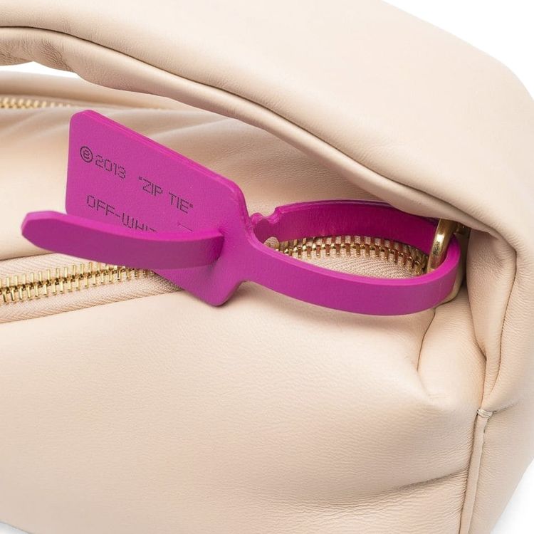 Off White Pump Pouch 19 Bag Sand