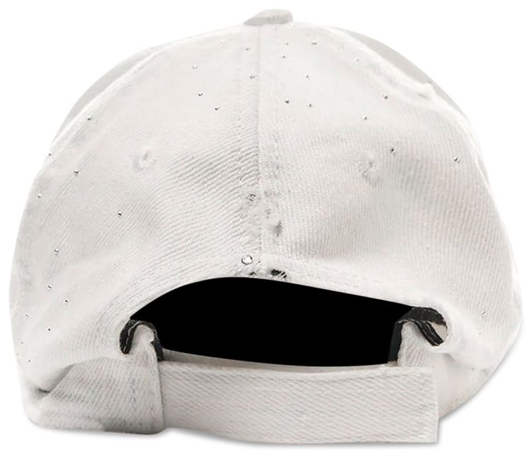 Martine Rose Rolled Back Cap White