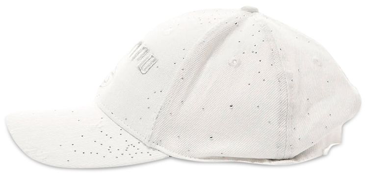 Martine Rose Rolled Back Cap White
