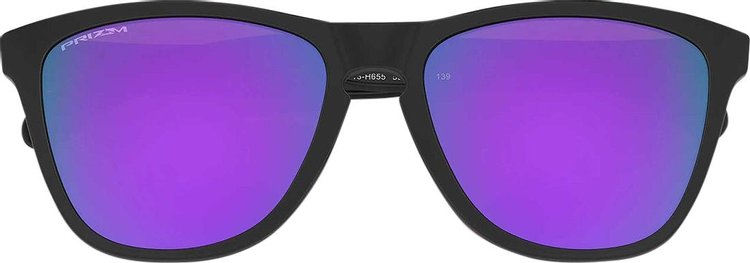 Oakley Frogskins Sunglasses 'Matte Black/Prizm Violet'