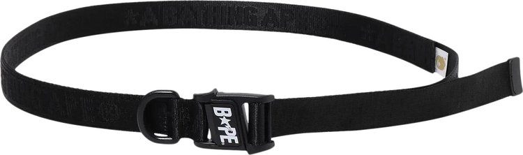 BAPE Logo Tape Belt Black