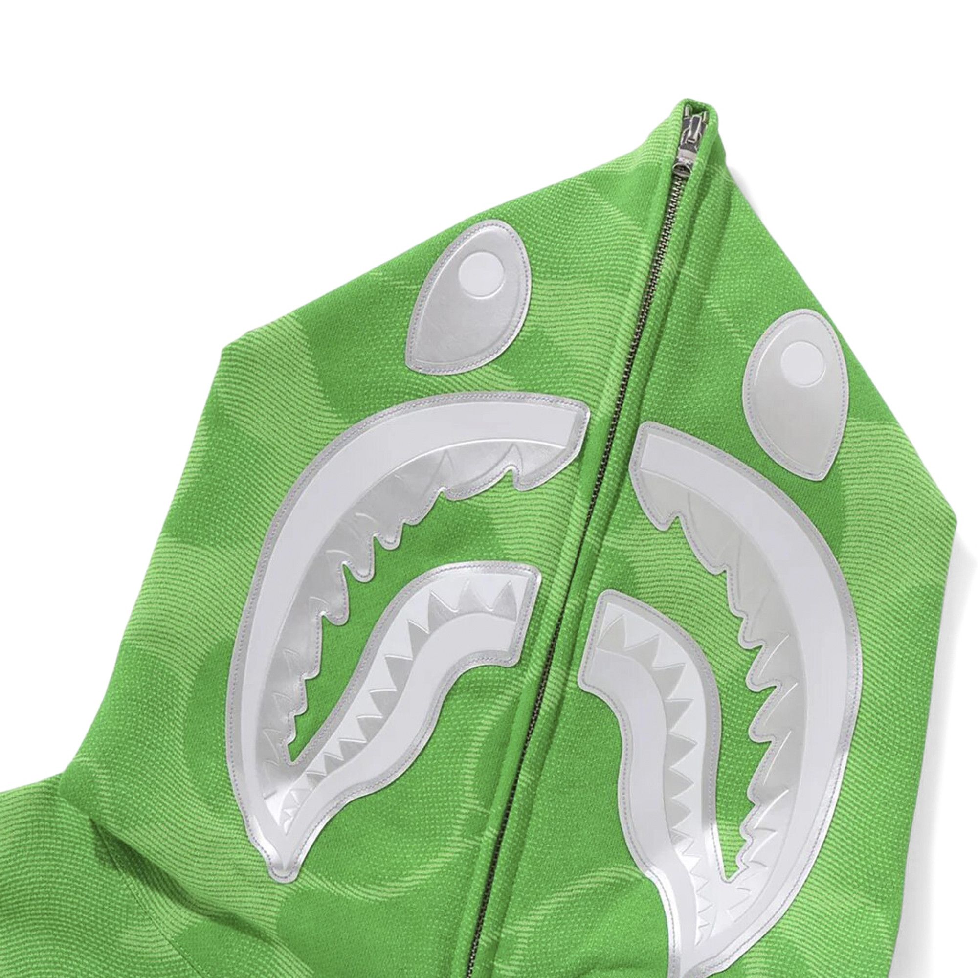 トップス BAPE SHARK PARKA HOODIE GREEN BAPE 1st Camo Shark Full Zip Hoodie Green Men's - US