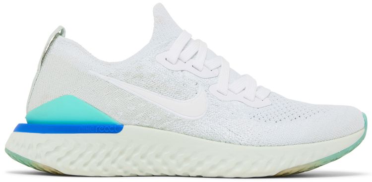 Nike Wmns Epic React Flyknit 2 White Light Aqua
