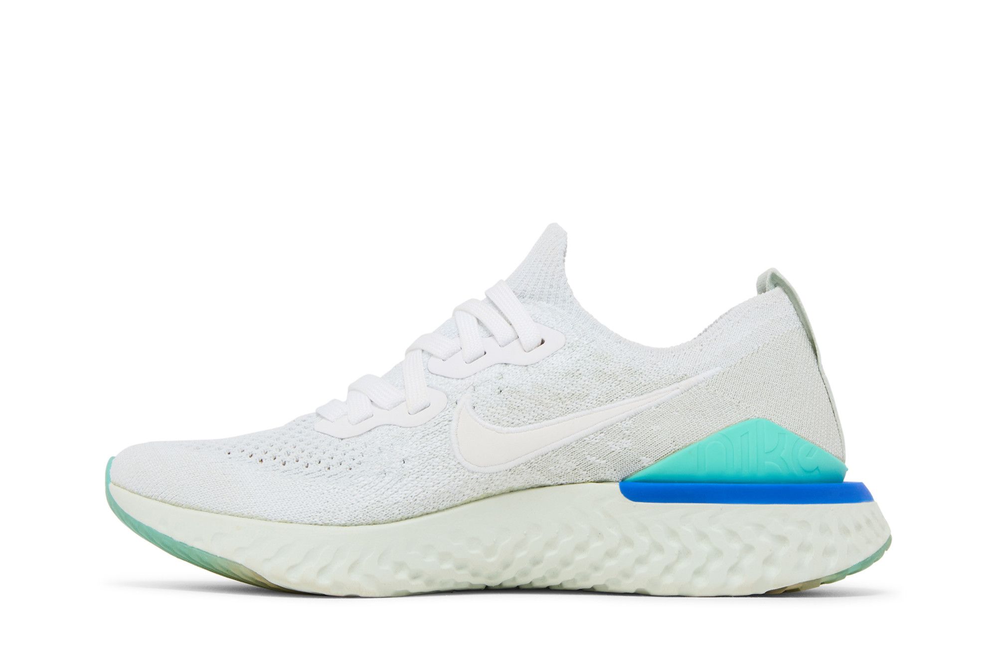 Nike epic react flyknit 2 womens white clearance