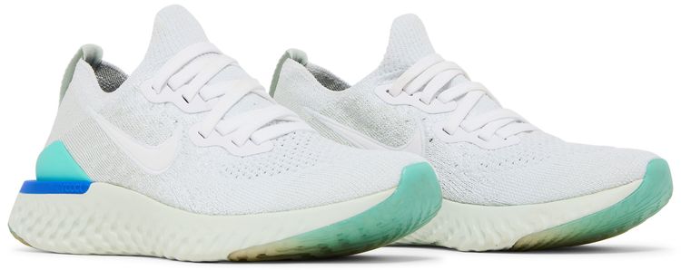 Nike Wmns Epic React Flyknit 2 White Light Aqua