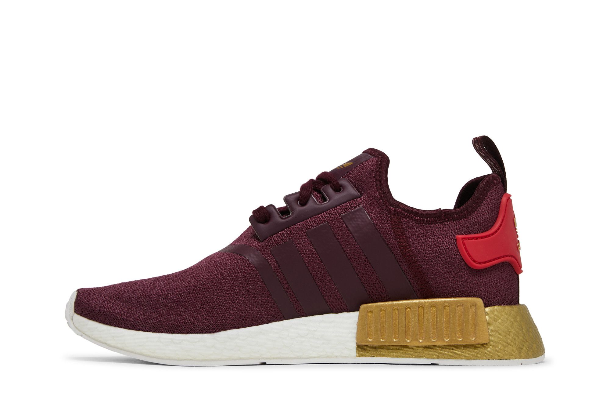 Buy Wmns NMD R1 Maroon Gold FY9390 GOAT CA