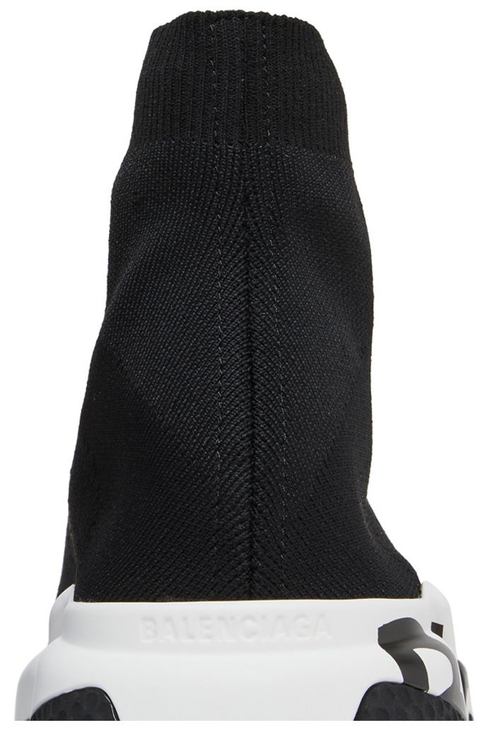 Balenciaga Speed Sneaker Midsole Graffiti   Black White