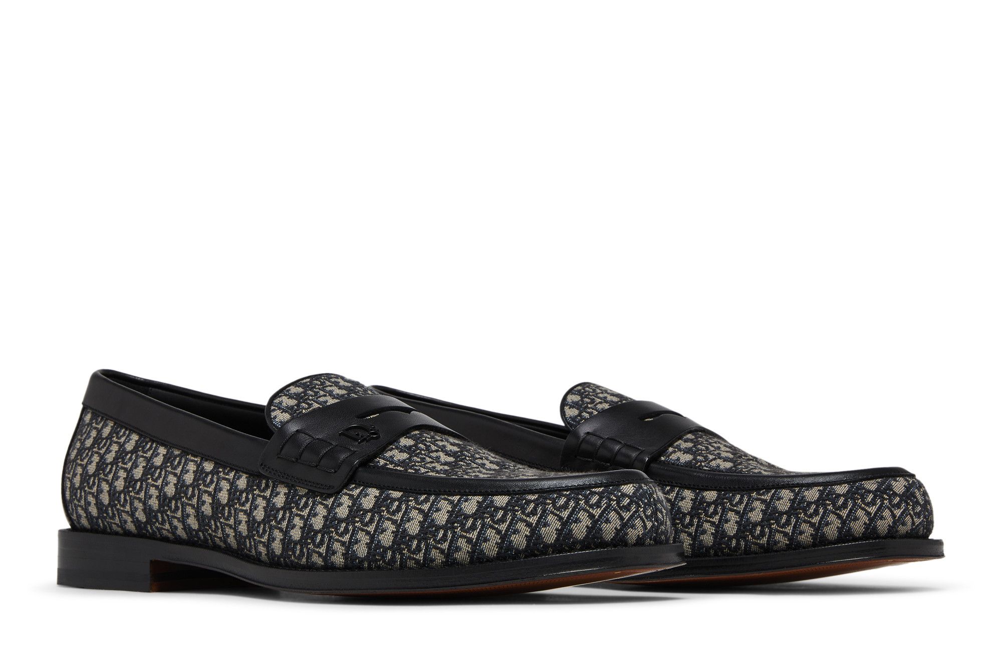 Buy Dior Granville Loafer 'Dior Oblique - Black Beige
