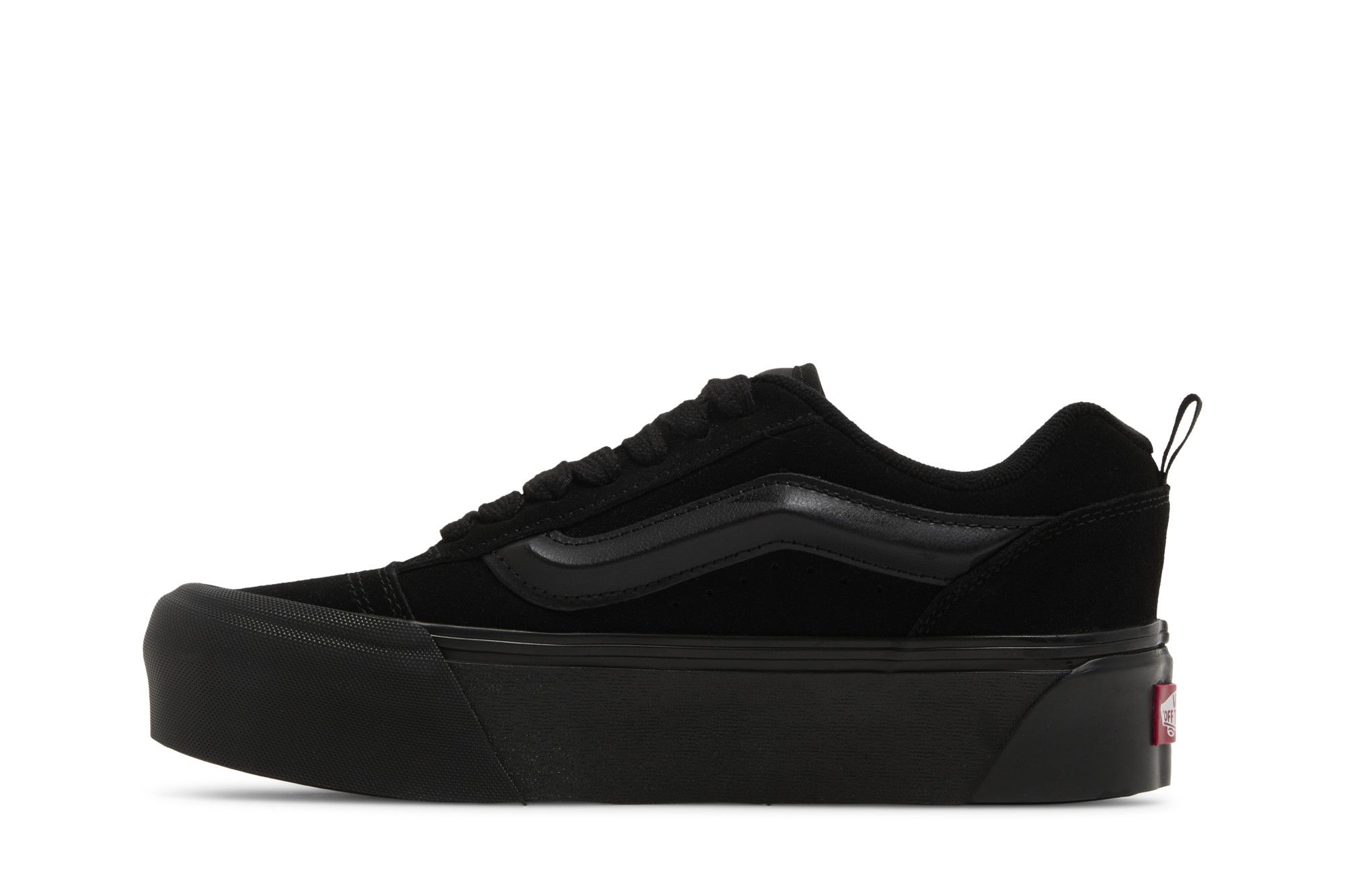 Vans platform triple black on sale
