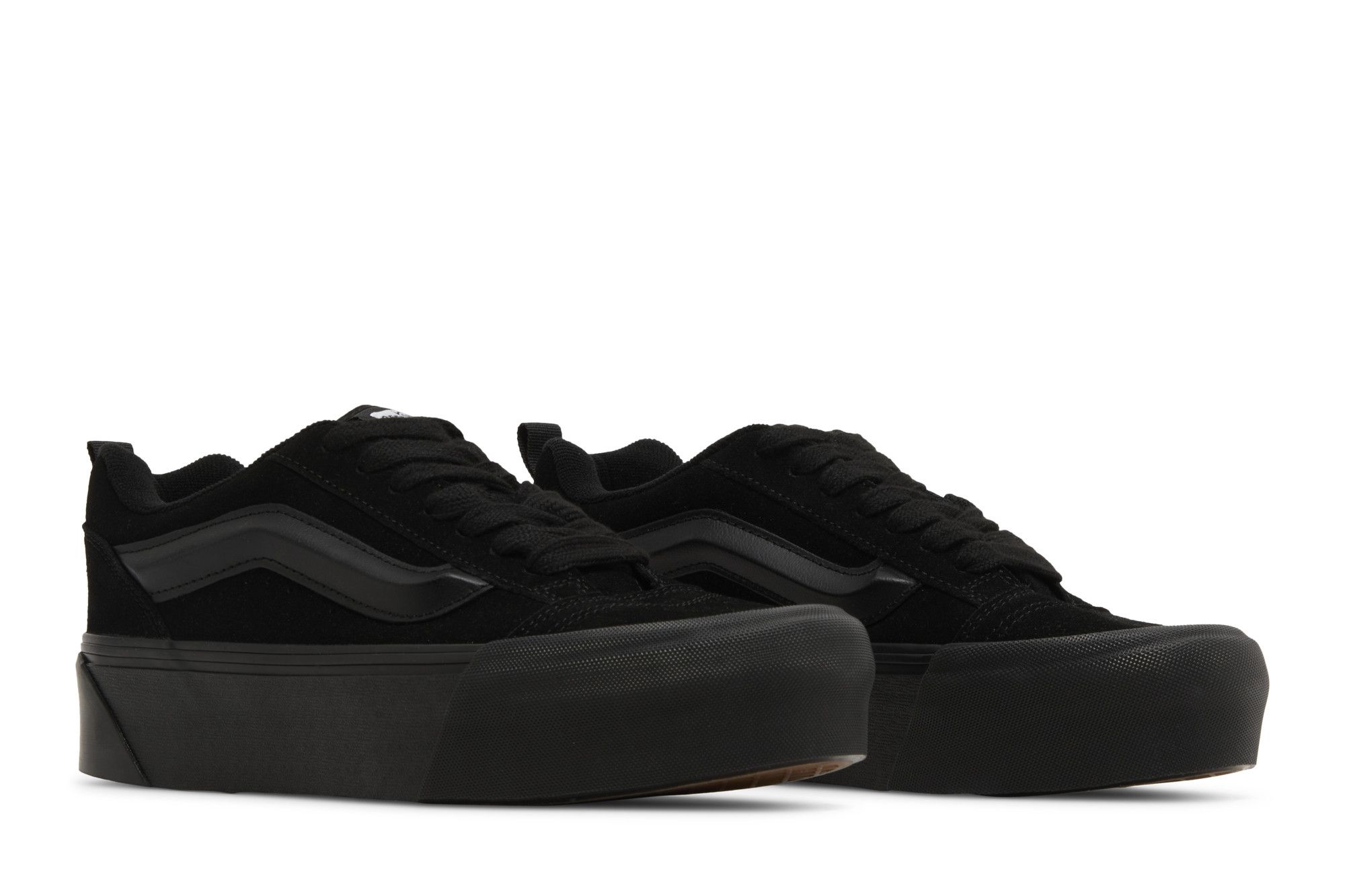 Triple black platform vans 2025
