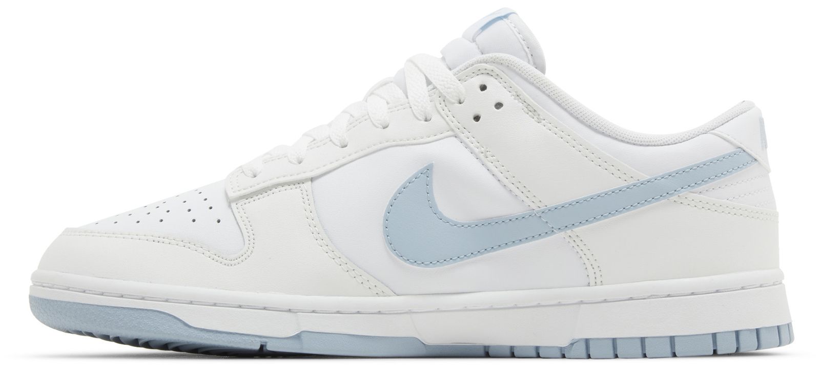 low blue and white dunks
