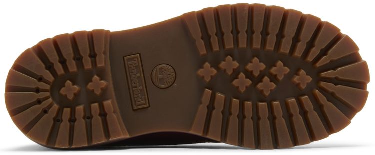 Timberland 6 Inch Premium Little Kids Burgundy