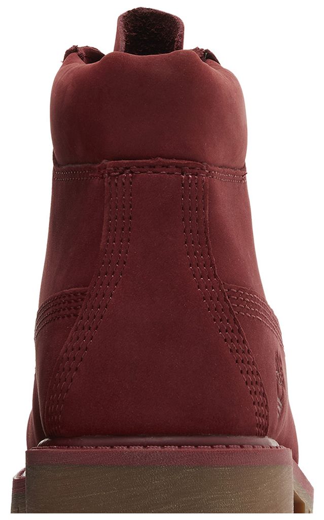 Timberland 6 Inch Premium Little Kids Burgundy