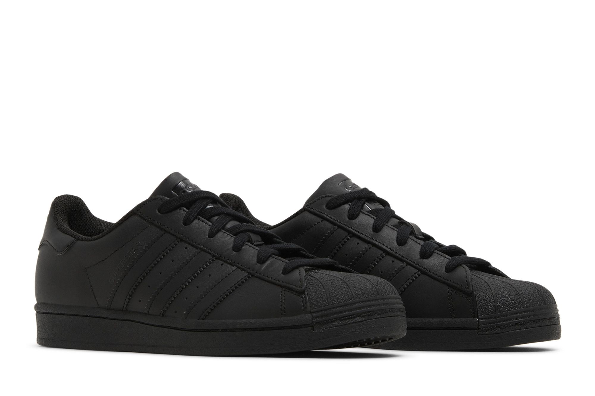 Adidas superstar all black size 5 best sale