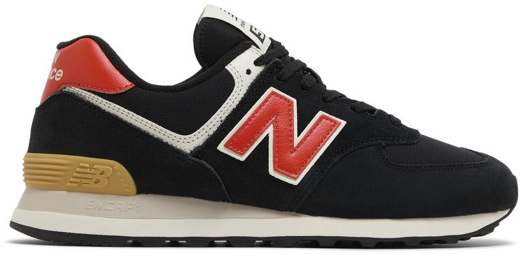 New Balance 574 Black Ghost Pepper