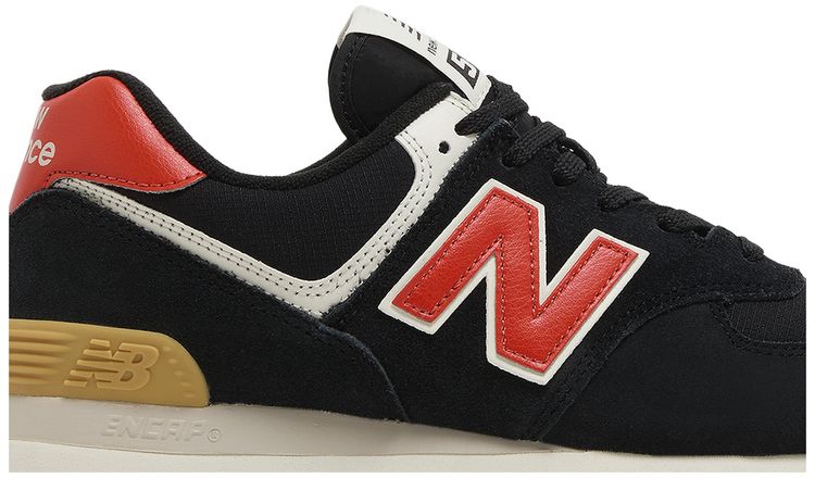 New Balance 574 Black Ghost Pepper