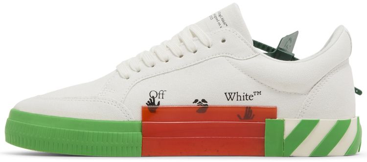 Off White Vulc Sneaker White Fluo Green