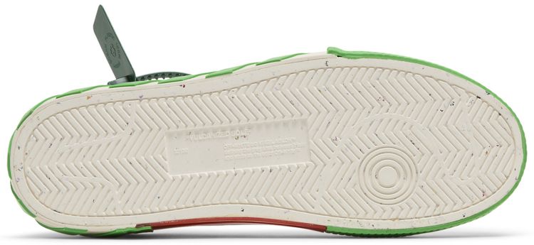 Off White Vulc Sneaker White Fluo Green