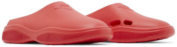 Prada Foam Rubber Mules Red