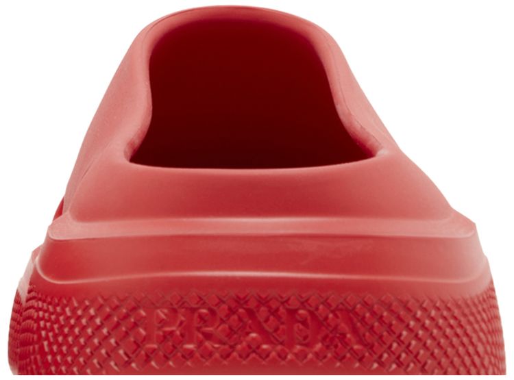 Prada Foam Rubber Mules Red