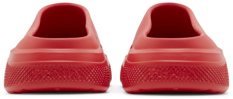 Prada Foam Rubber Mules Red