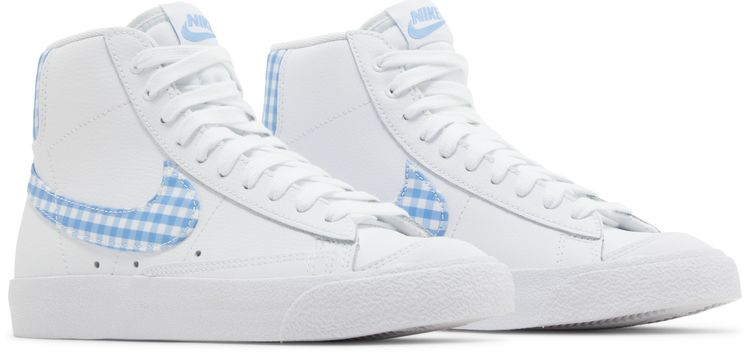 Nike Wmns Blazer Mid 77 University Blue Gingham