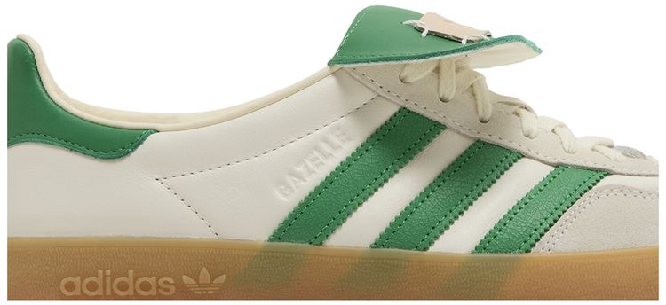 Foot Industry x adidas Gazelle Indoor Off White Green