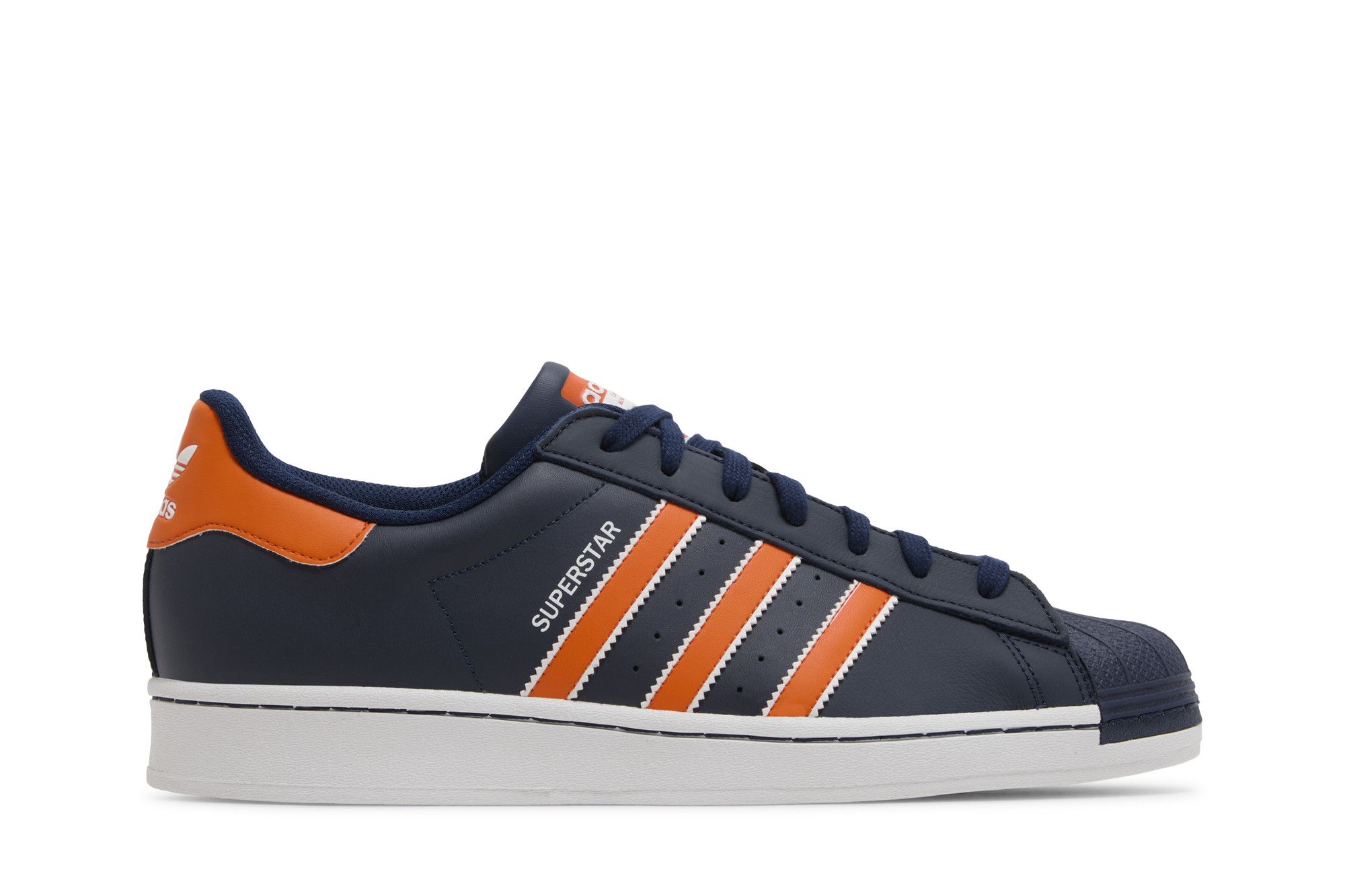 Adidas superstar black and orange store