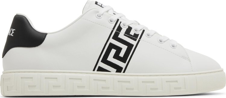 Versace Embroidered Greca Sneaker 'White Black'