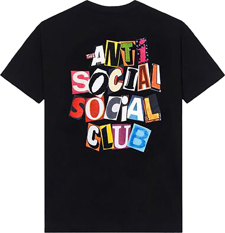 Anti Social Social Club Torn Pages Of Our Story Tee Black