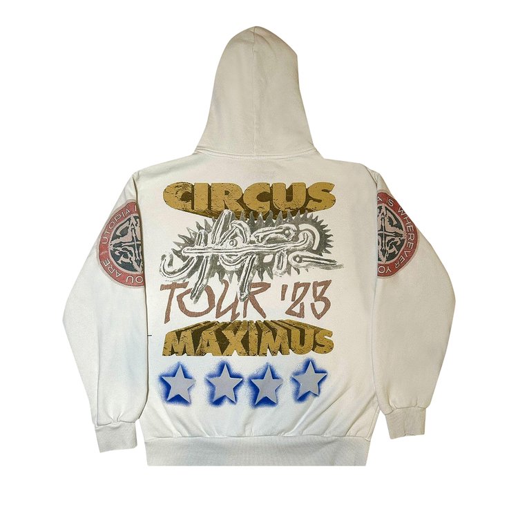 Cactus Jack by Travis Scott Utopia Tour Hoodie White