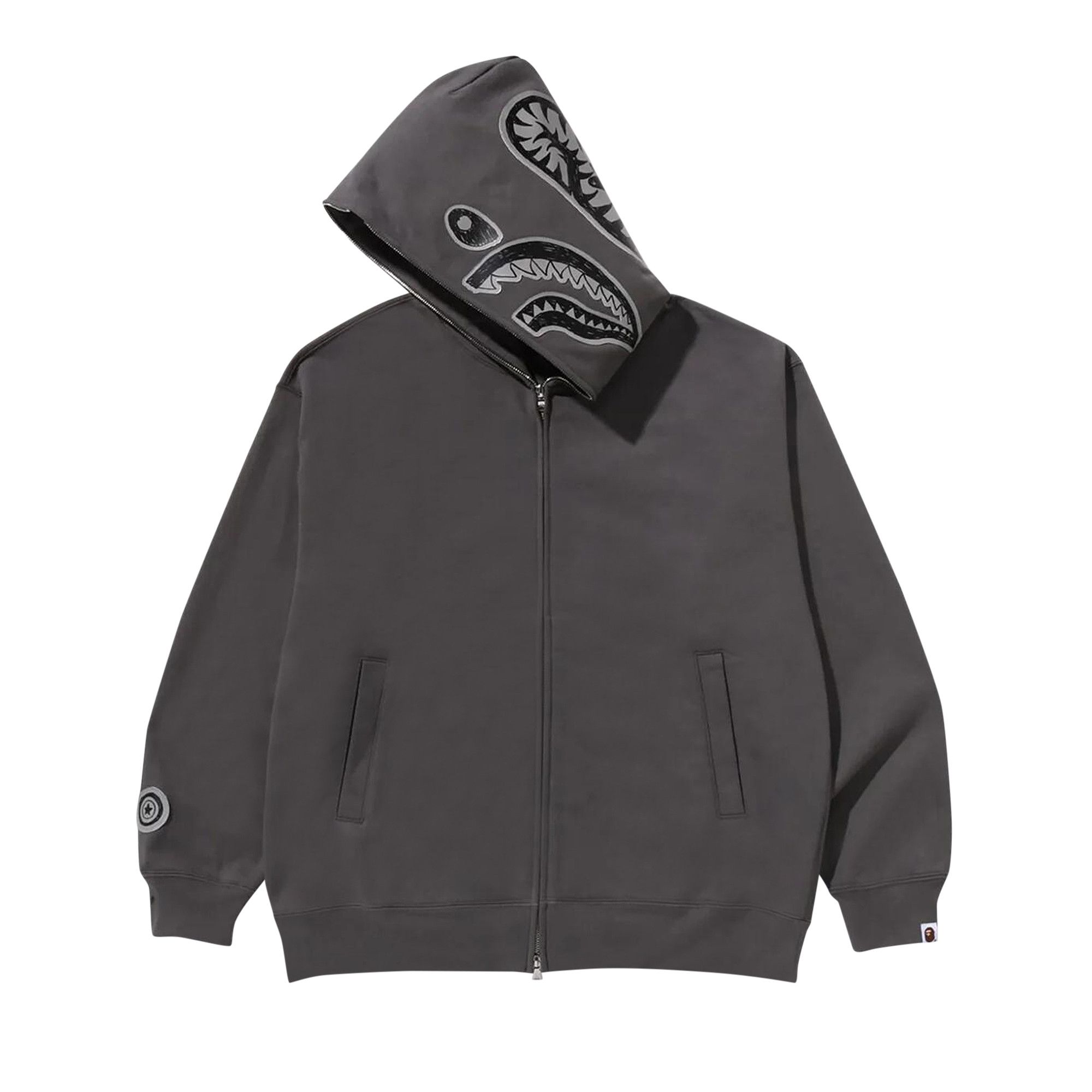 Grey bape jacket clearance