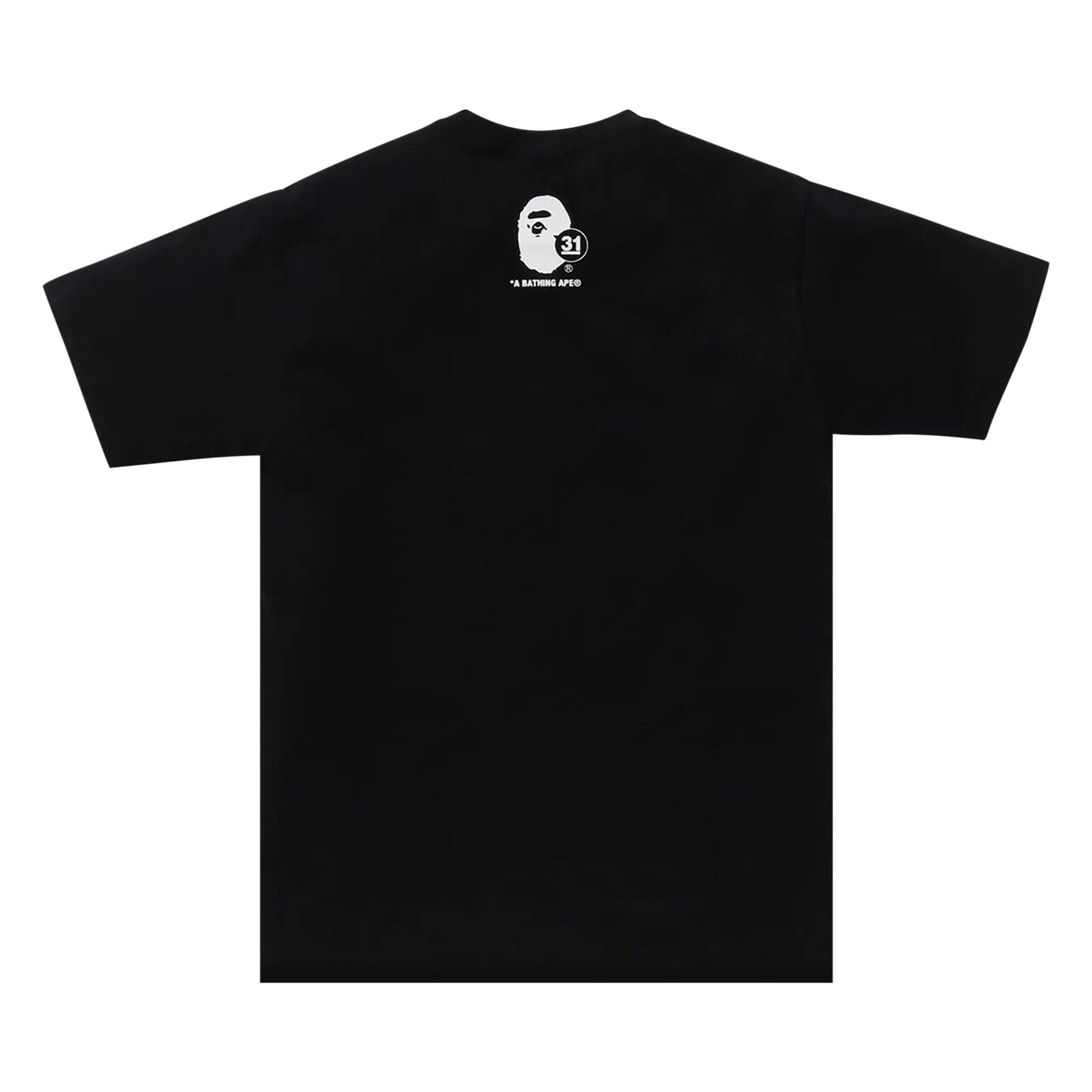 Buy BAPE A Bathing Ape 31st Anniv. Ape Head Tee Black 1K20 110 015 BLACK GOAT