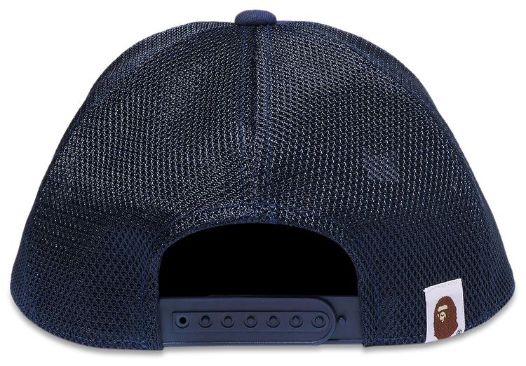 BAPE Color Camo Nyc Logo Mesh Cap Navy
