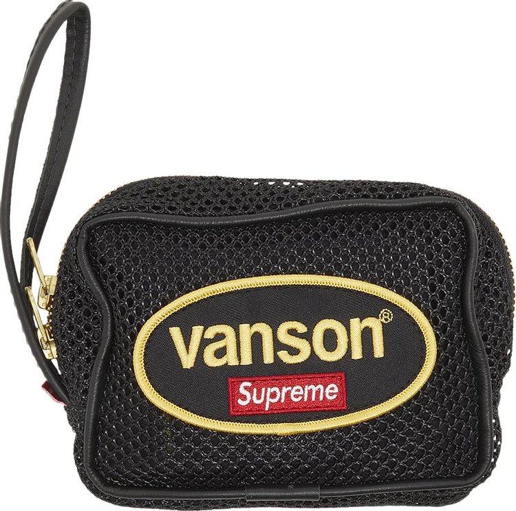 Supreme x Vanson Leathers Cordura Mesh Wrist Bag Black