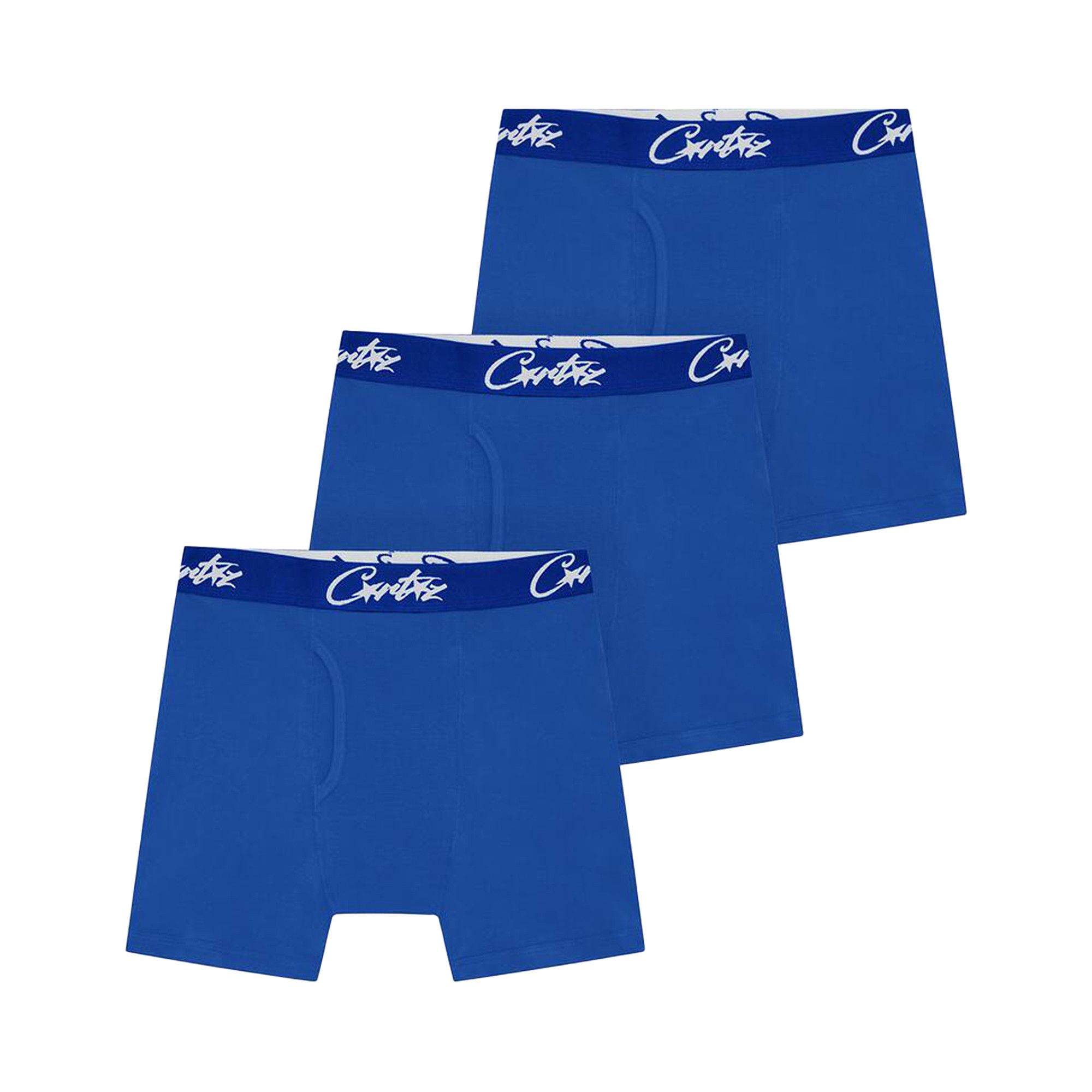Buy Corteiz Allstarz Boxers (3 Pack) 'Blue' - 7892 1SS240207AB3P BLUE |  GOAT UK