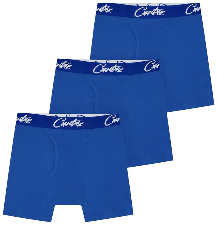Corteiz Allstarz Boxers 3 Pack Blue