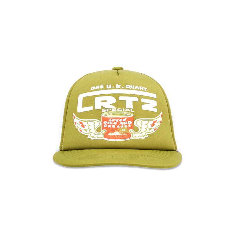 Corteiz Gasolina Trucker Olive Green