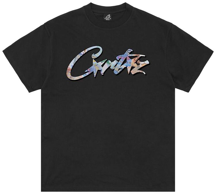 Corteiz Allstarz Euros Tee New Blank Black