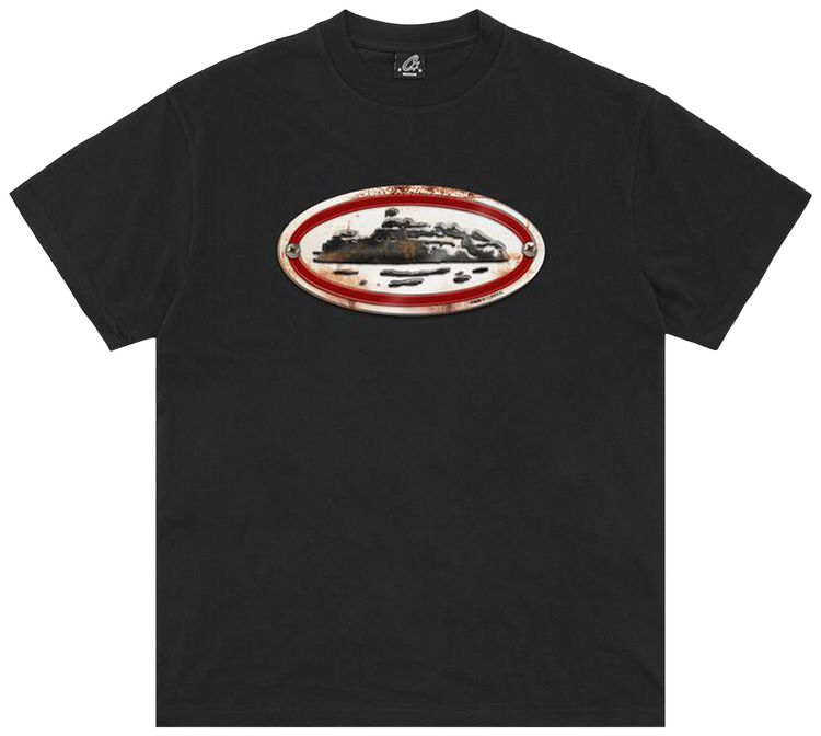 Corteiz Rusty Alcatraz Tee New Blank Black