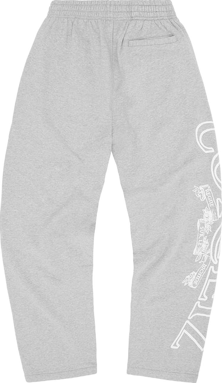 Corteiz Superior Royale Open Hem Pant Heather Grey