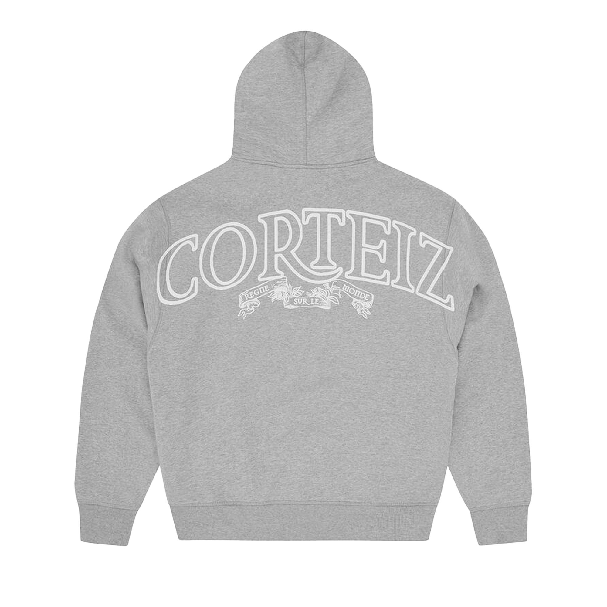 Buy Corteiz Superior Royale Zip Hoodie 'Heather Grey' - 7892