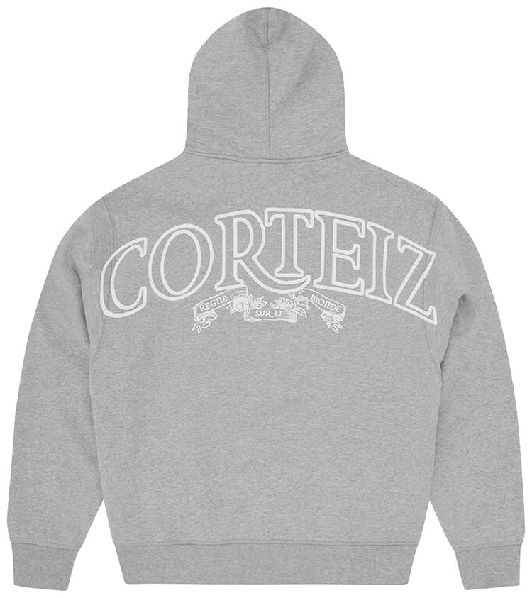 Corteiz Superior Royale Zip Hoodie Heather Grey