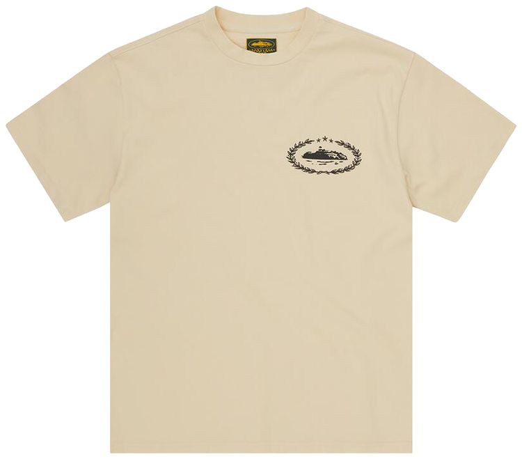 Corteiz Royale Heavyweight Tee Cream