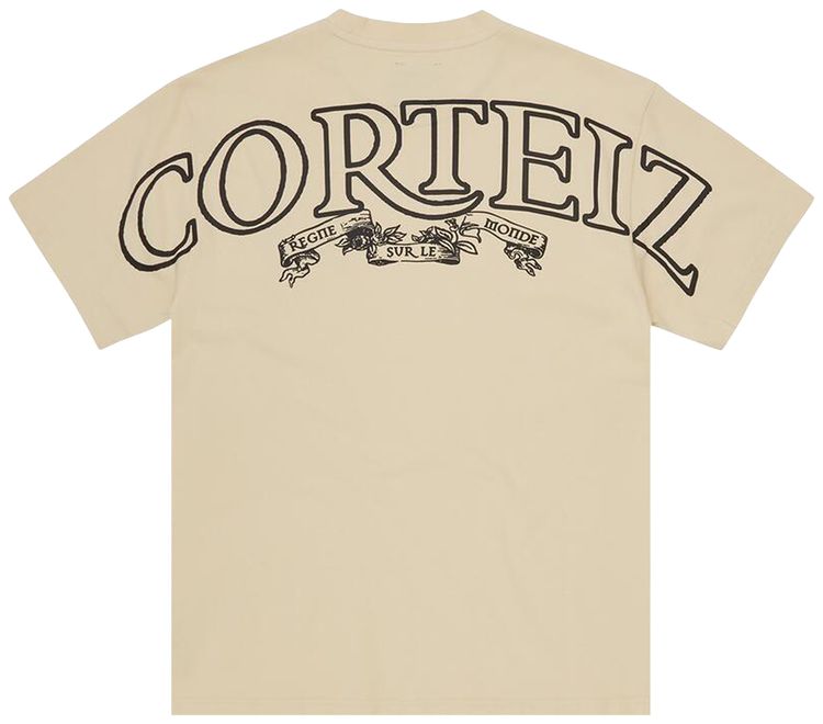 Corteiz Royale Heavyweight Tee Cream
