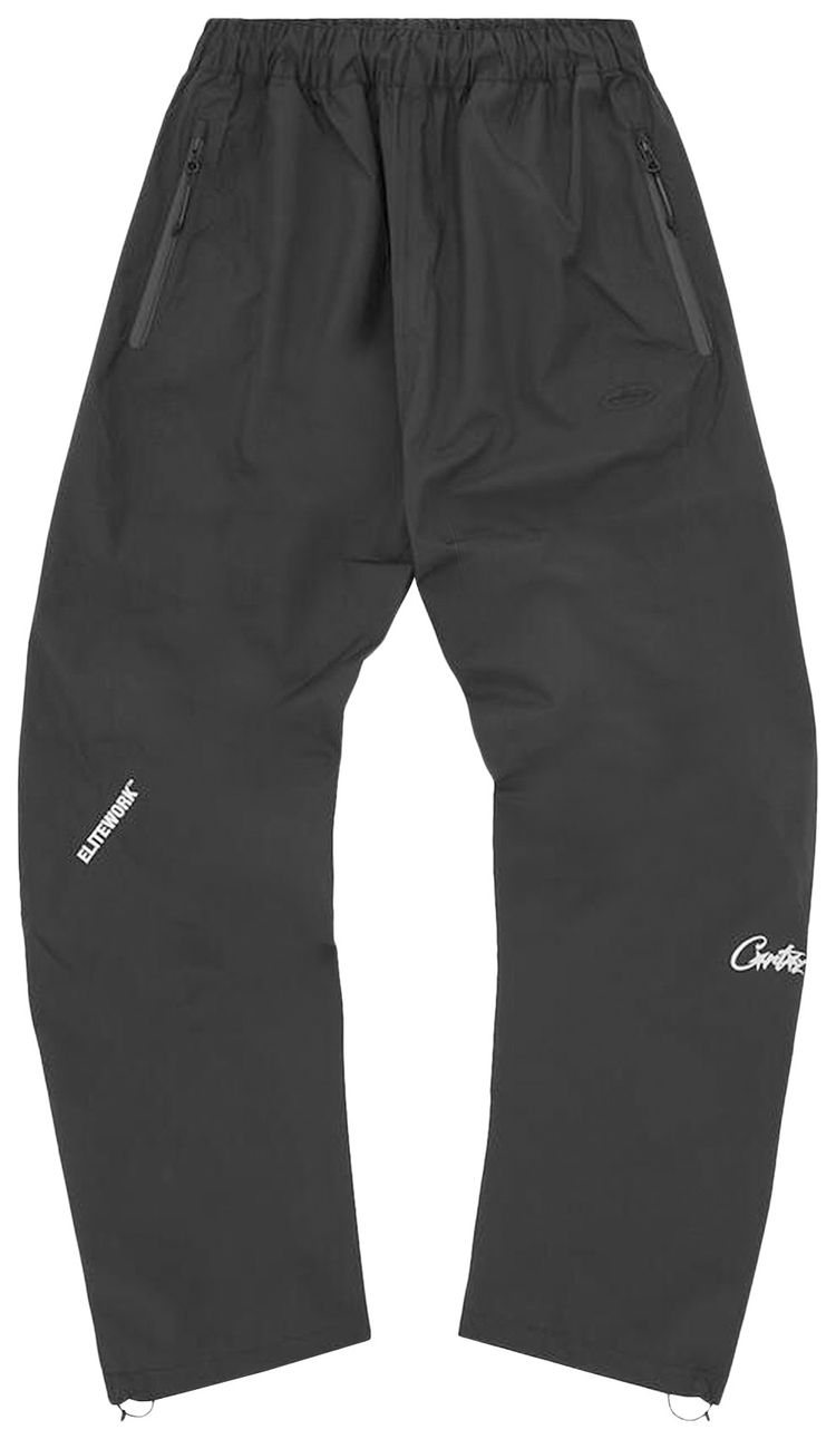 Corteiz Elitework Waterproof Shell Pant Black