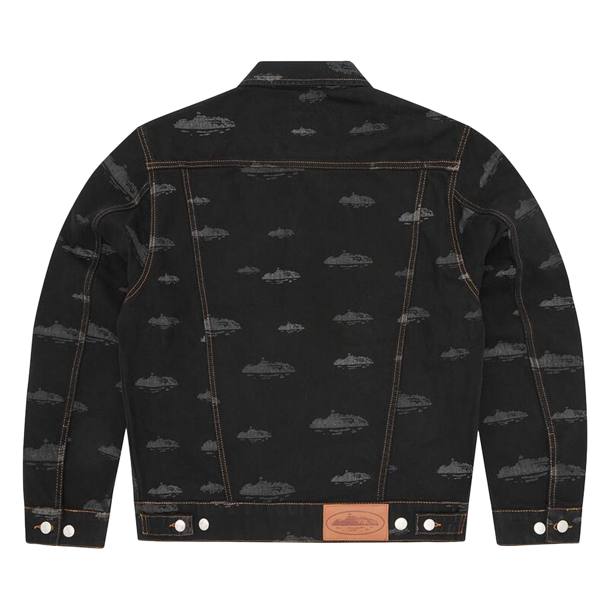 商品画像：Corteiz Star Embroidered Denim Jacket - Vintage Washed Hip 2